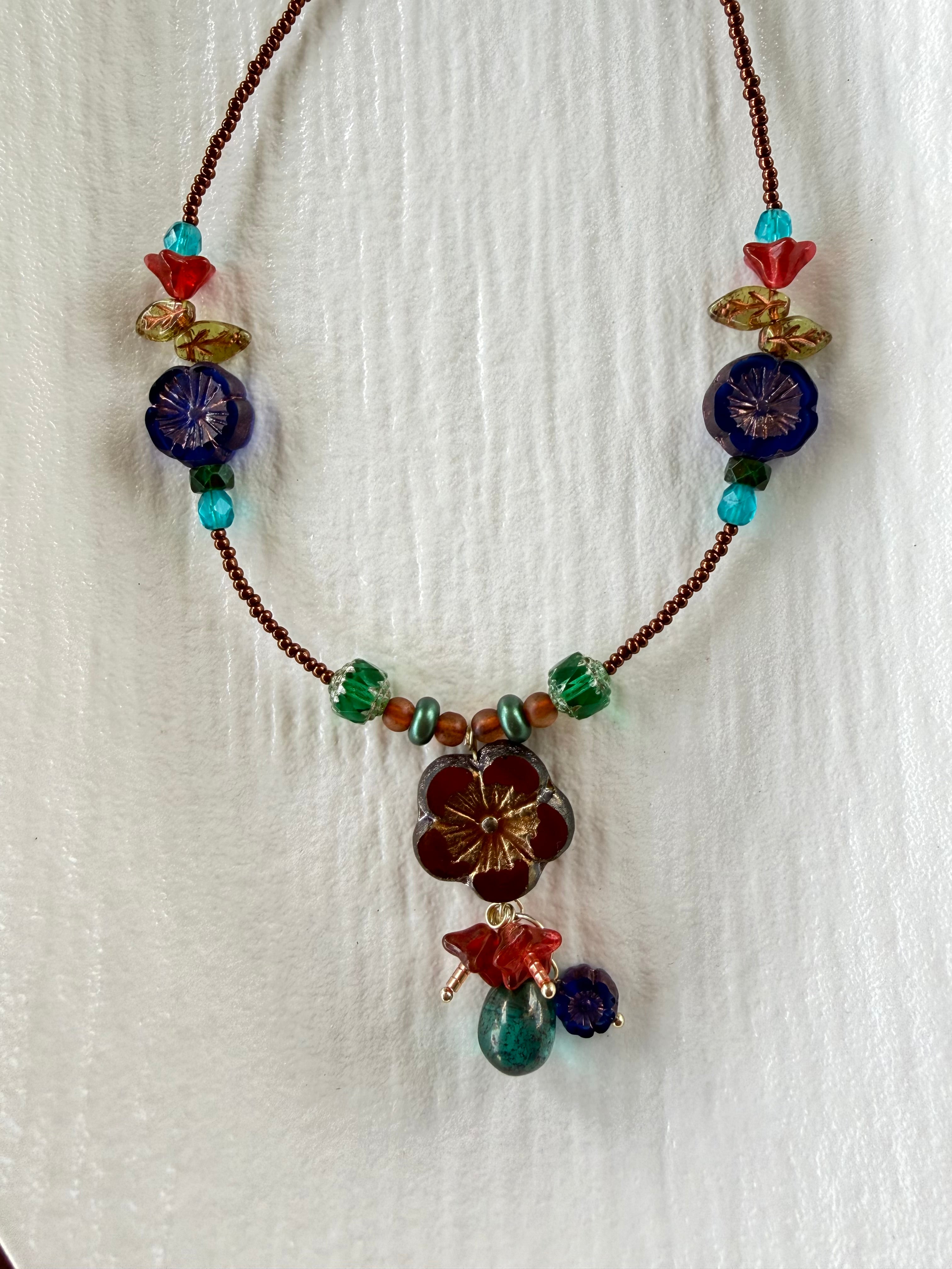 Sunset Through Pines