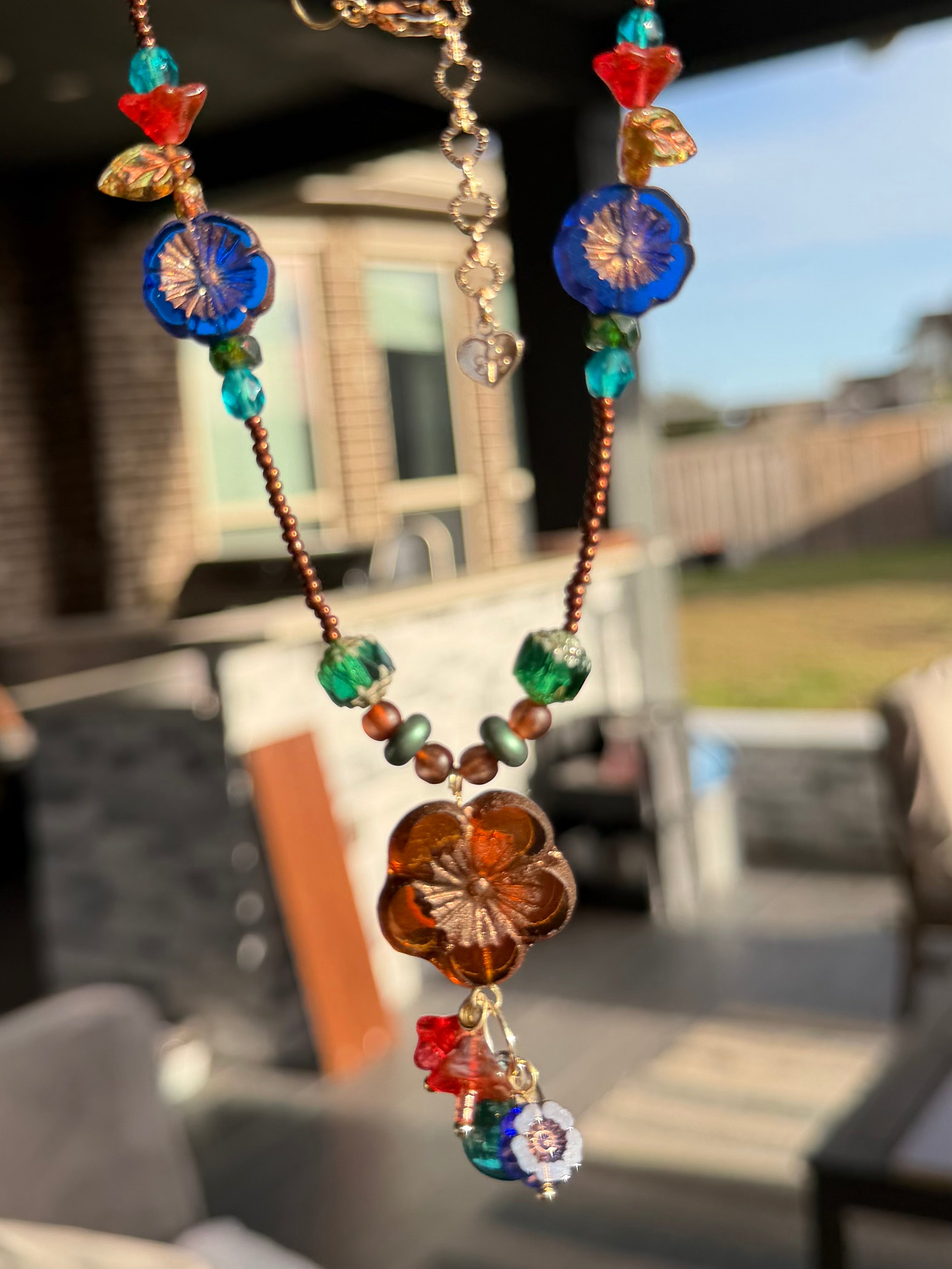 Sunset Through Pines