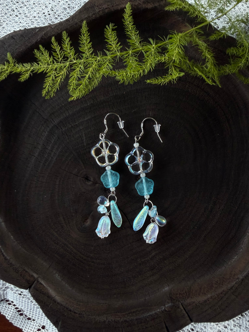 Frosted Petals Earrings