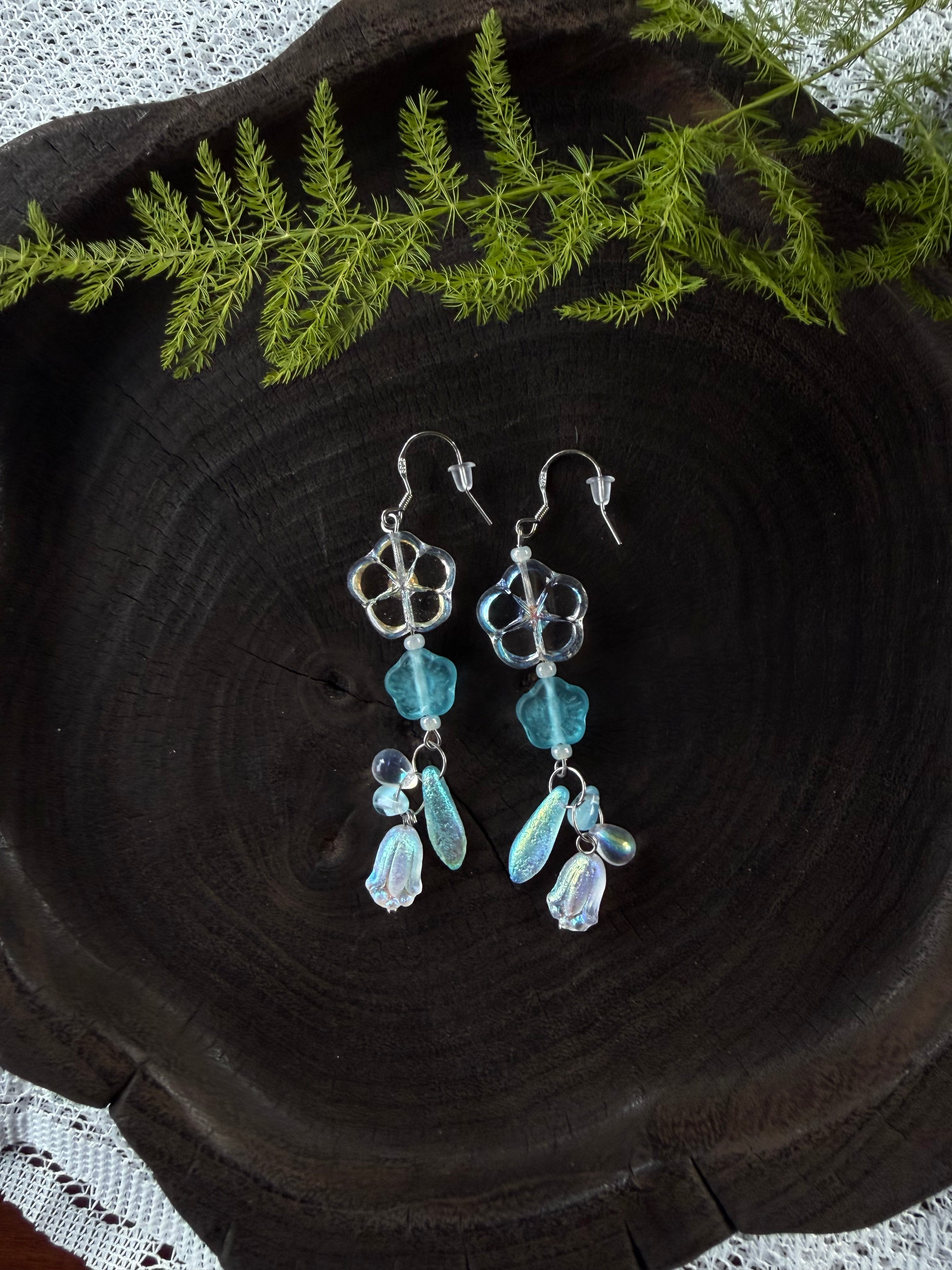 Frosted Petals Earrings