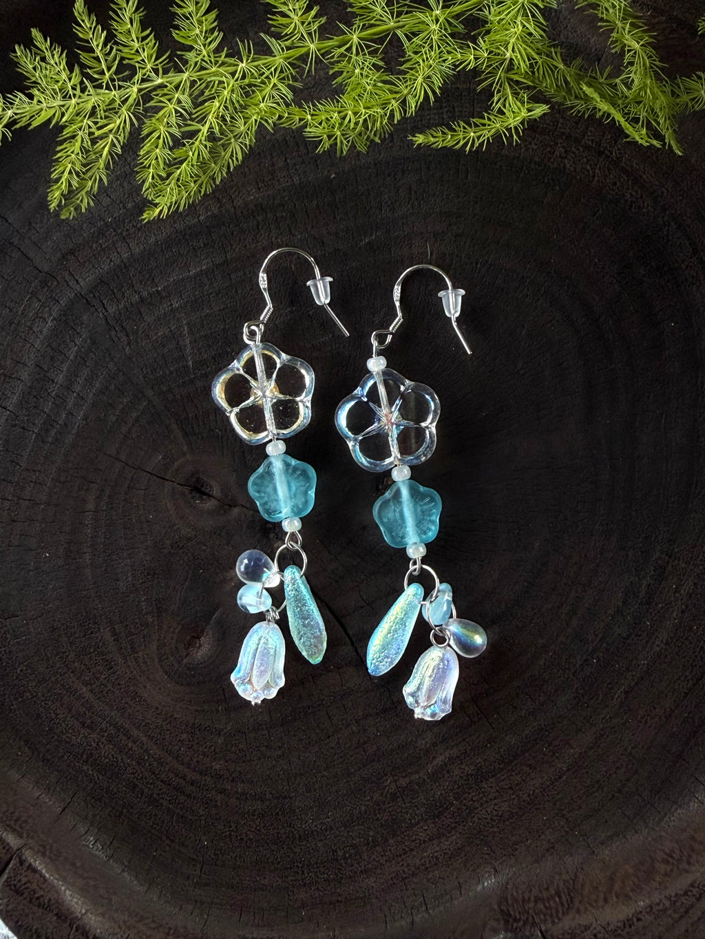 Frosted Petals Earrings