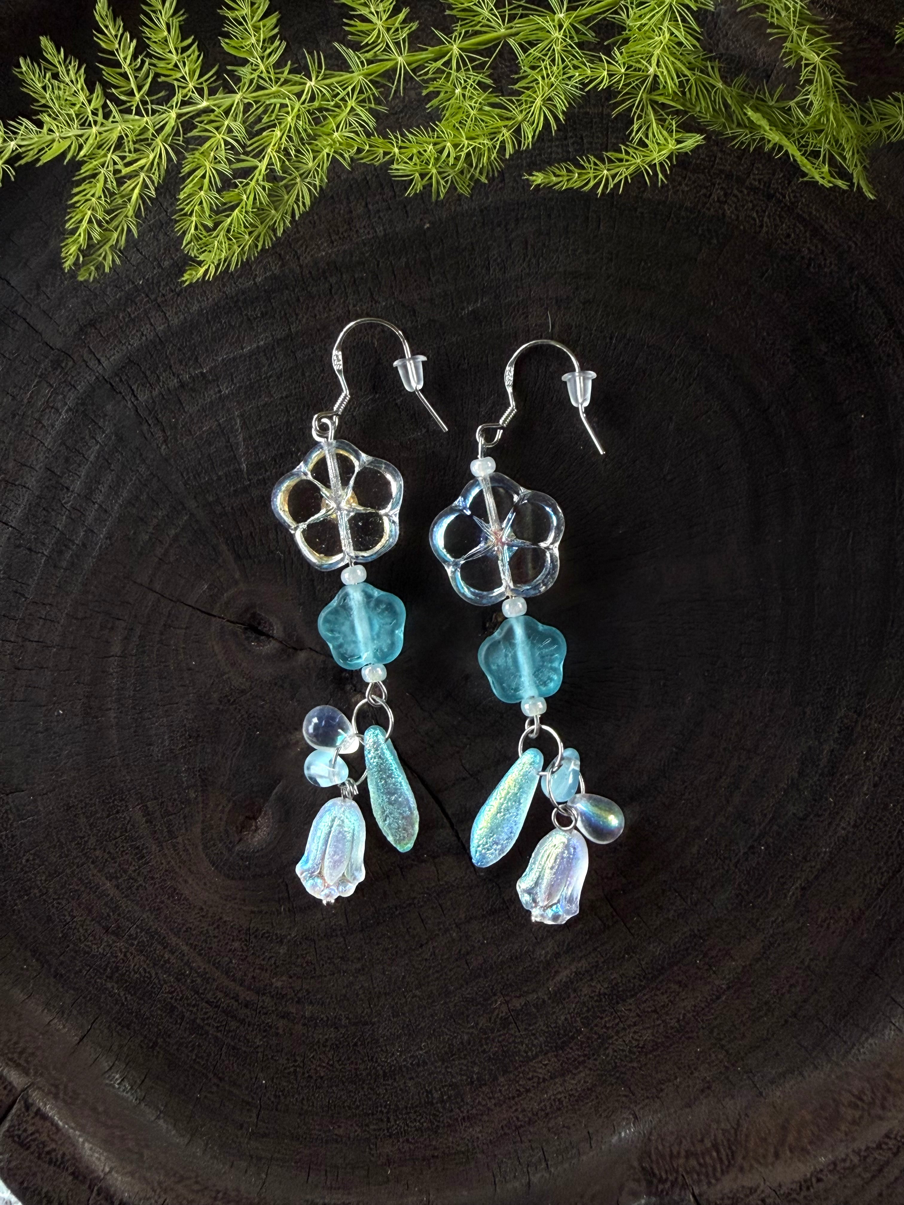 Frosted Petals Earrings