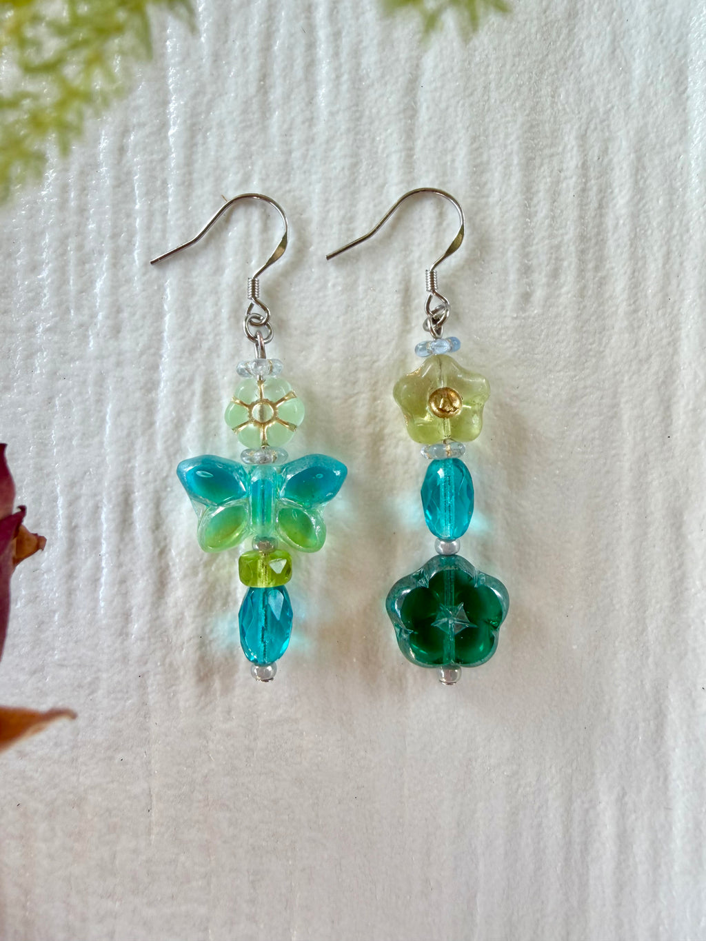 Where the Sea Turns to Glass Earrings