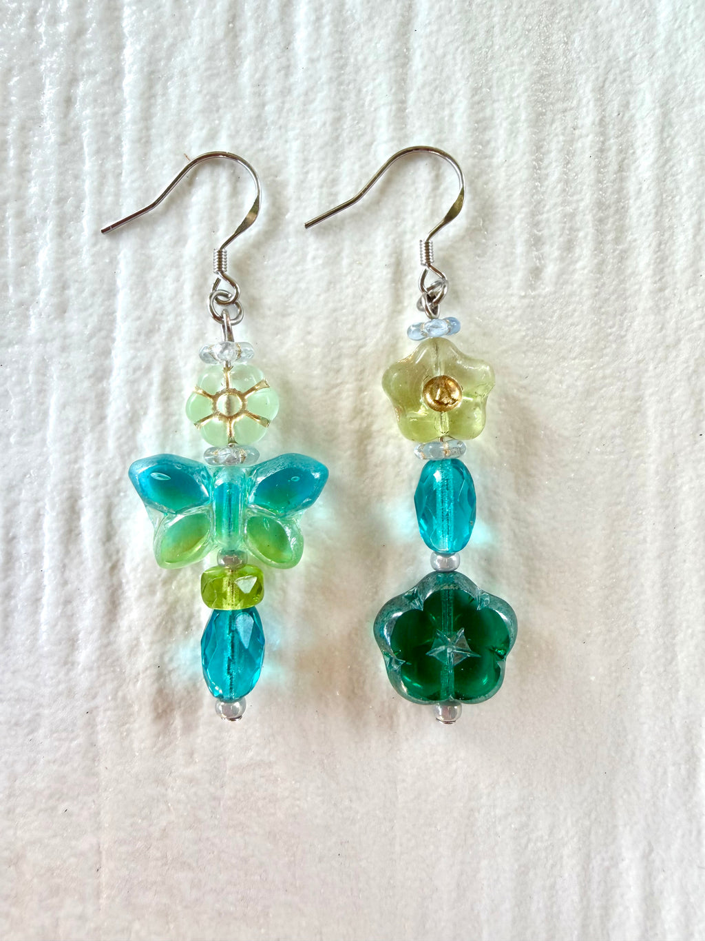 Where the Sea Turns to Glass Earrings