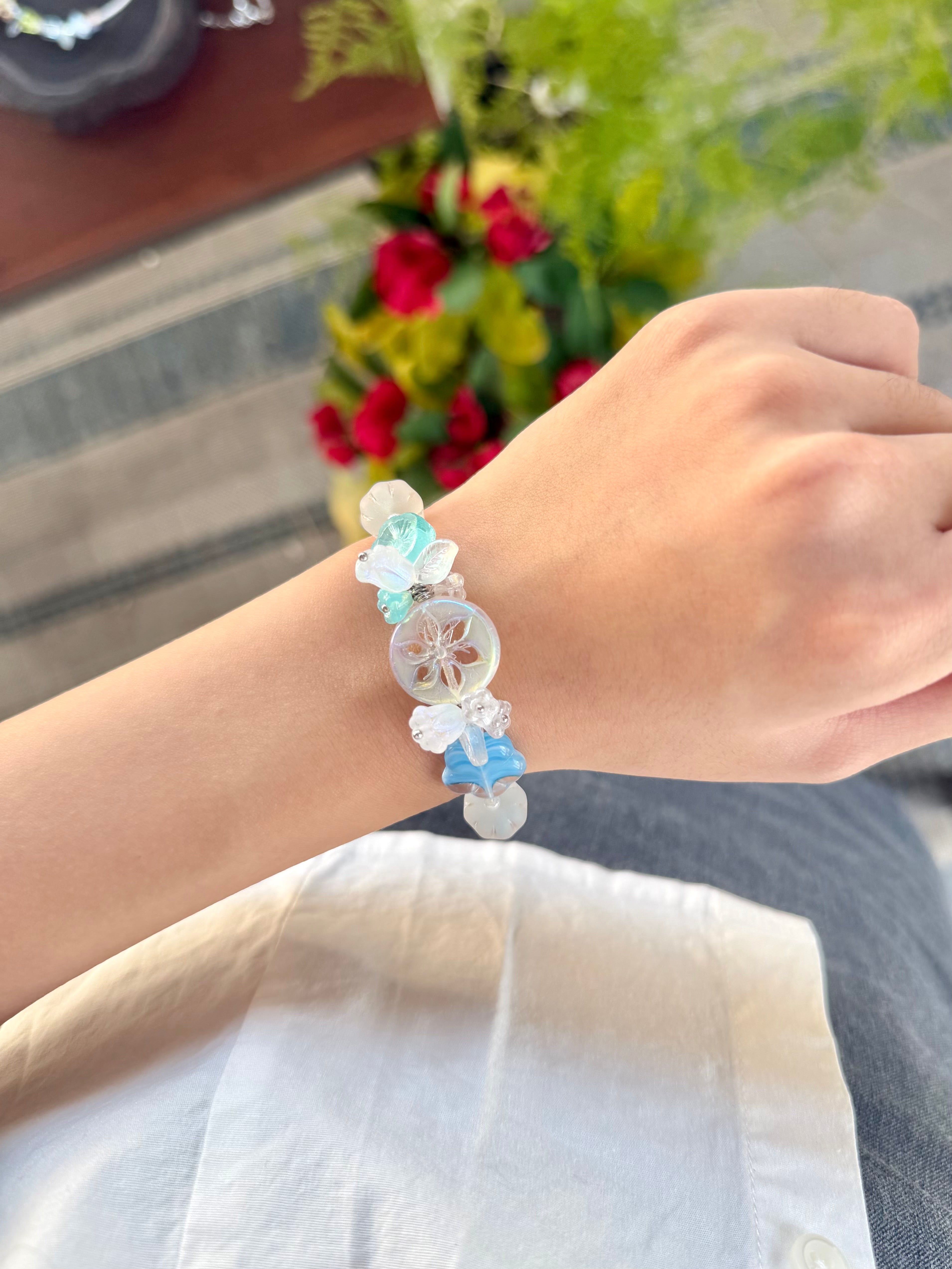 Frosted Petals Bracelet