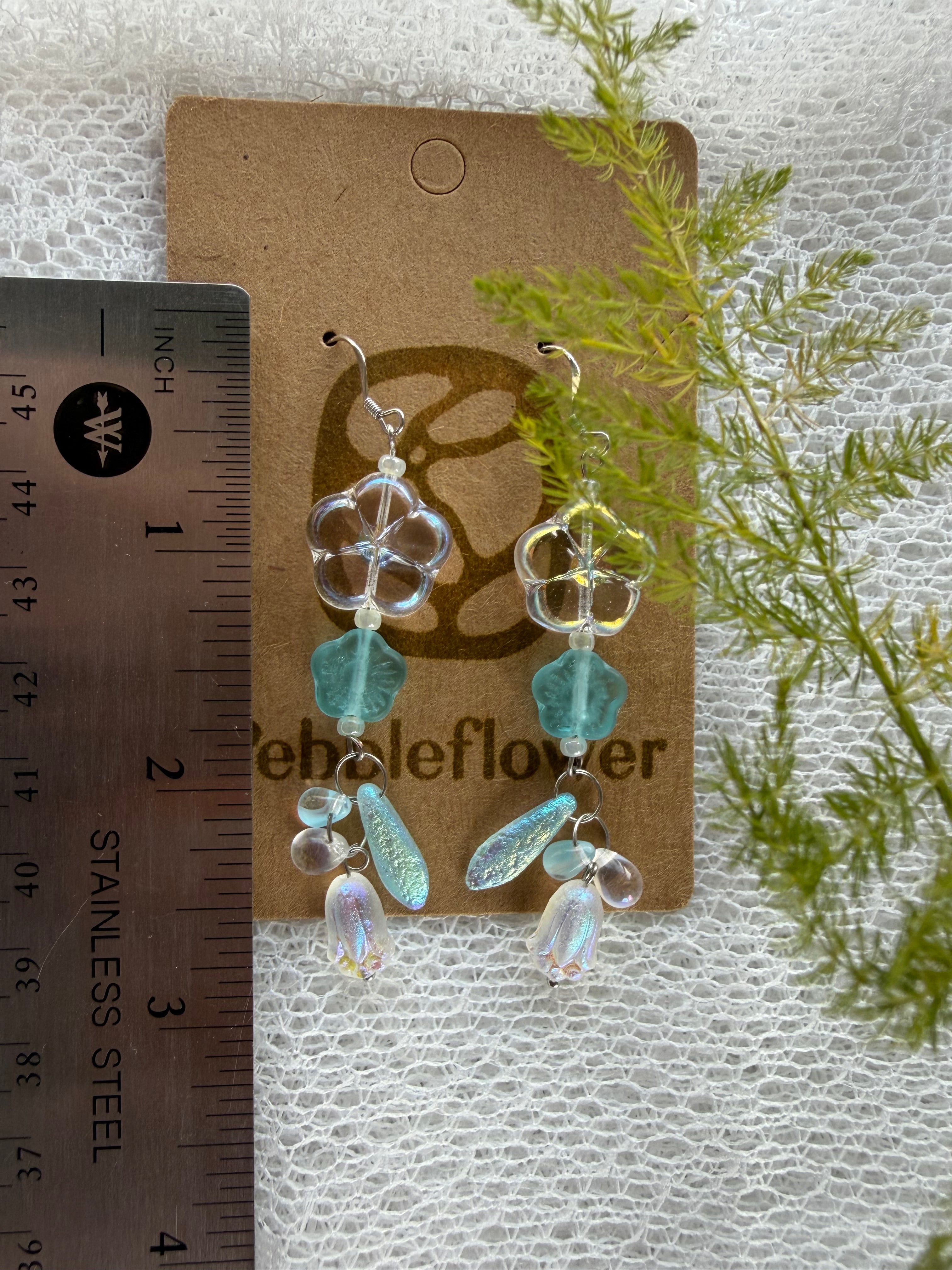 Frosted Petals Earrings