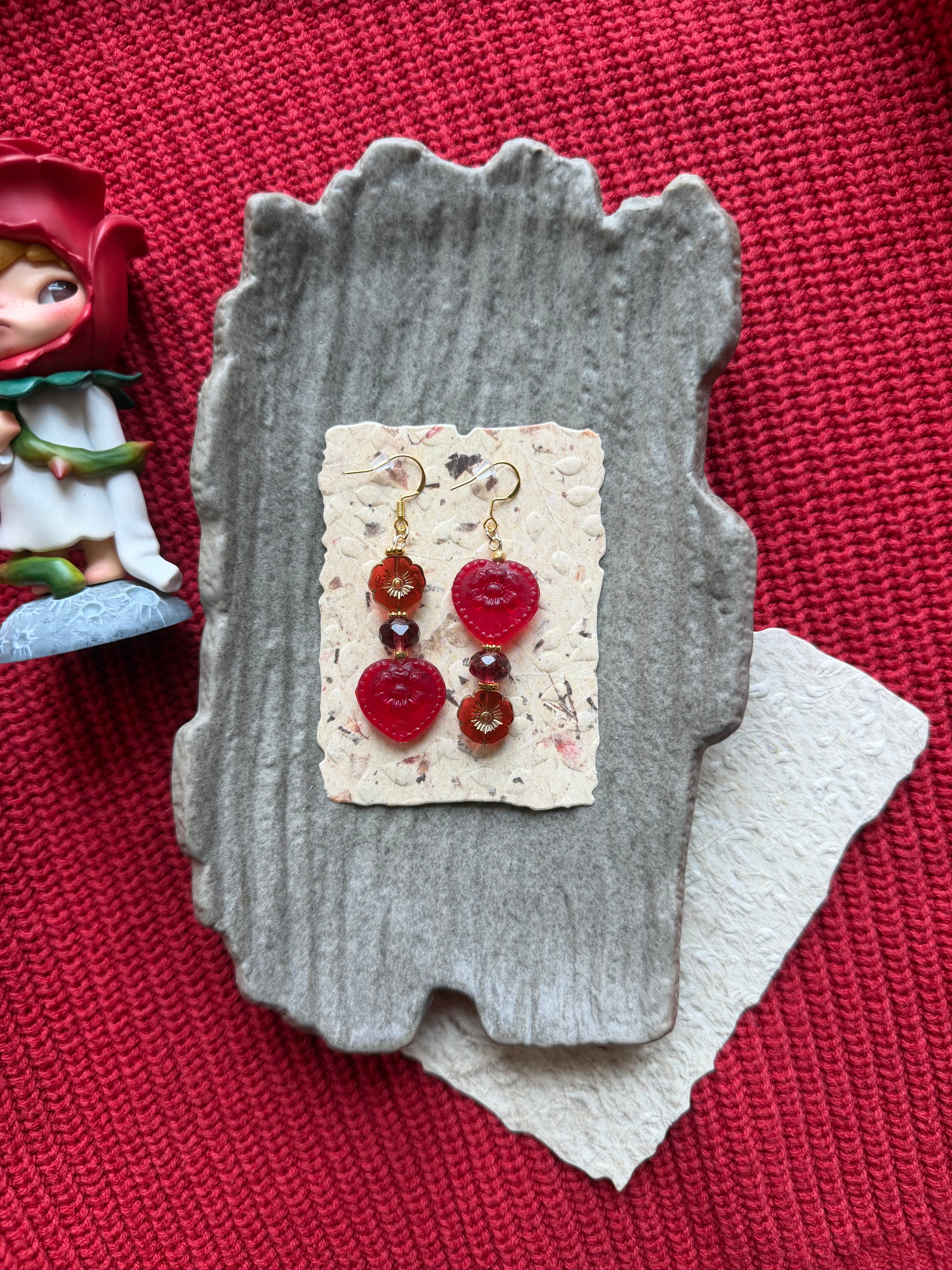 A Heart in Full Bloom Earrings